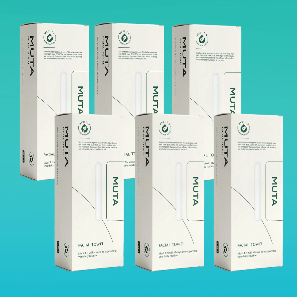 무타 순면 100% 냄새 먼지없는 도톰한 일회용 세면 무독성 페이스 타올 50g, 화이트, 300장 - 메인 이미지