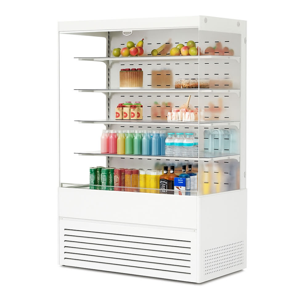 마트용 카페 5단 오픈쇼케이스 900 케이크 음료 디저트냉장고 : 신일N위시웨이