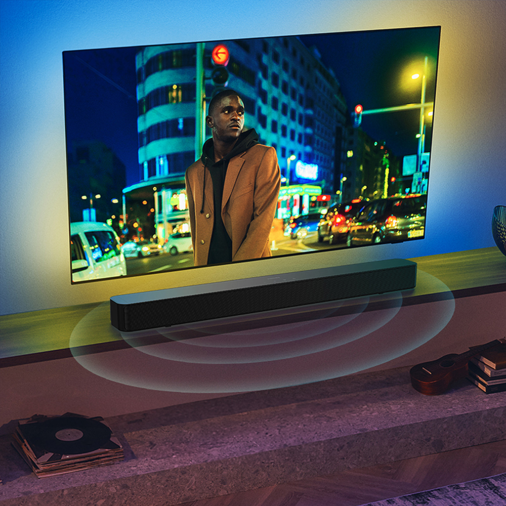 필립스 2채널 60W 스테레오 사운드바 블루투스 TV 스피커 TAB4000 - 상세 이미지 2
