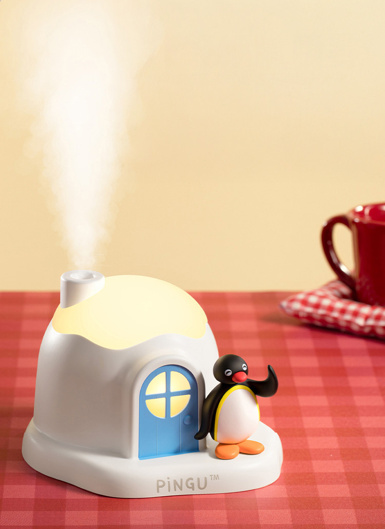 핑구 이글루 미니 가습기 저소음 가정용 침실 사무실 귀여운  크리스마스 선물 캐릭터