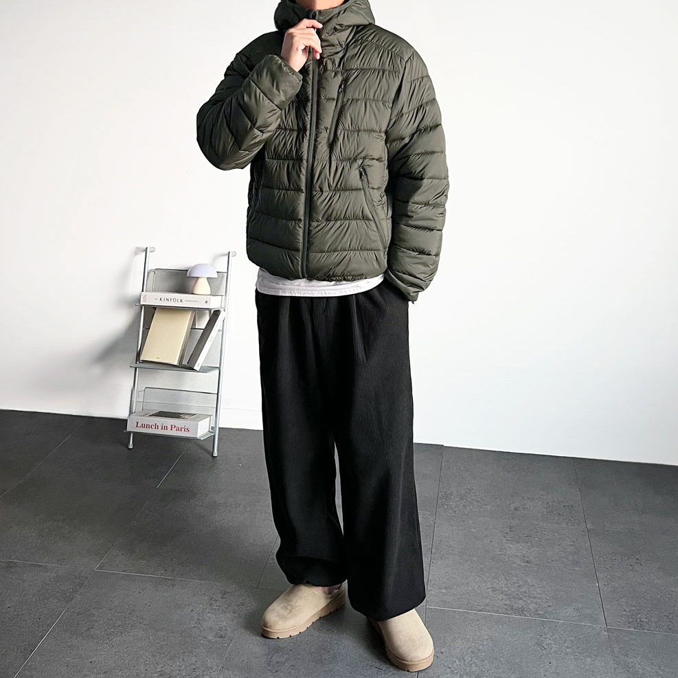 남자후드패딩 남자경량패딩 남성겨울점퍼 초겨울점퍼