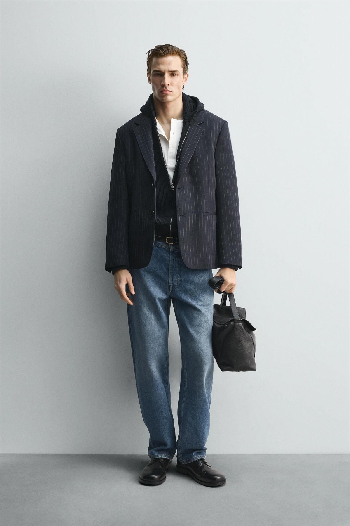 자라 한정판 스트레이트핏 데님 청바지 3991/321 MID-BLUE - 상세 이미지 2