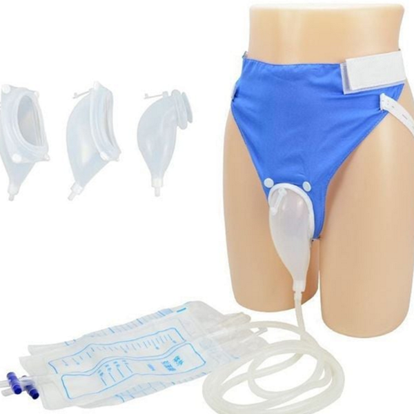 성인용 남성 간병 소변기 간병용 실리콘 수집기 환자용 주머니 - 상품 이미지