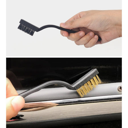 강력한 타일바닥 묵은 때 줄눈 욕실 청소 철 브러쉬 3개 소형 타일박사타일리폼코팅제