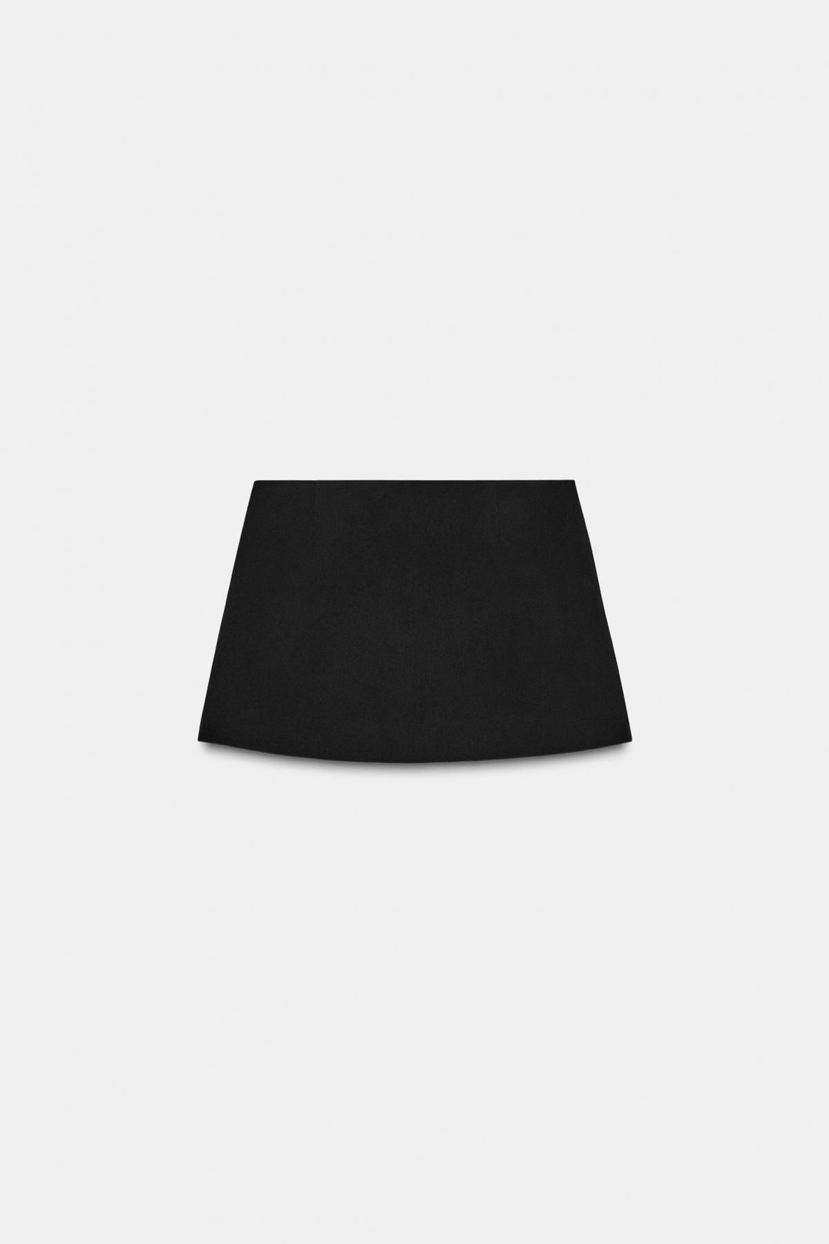 자라 트렌디 주얼 리본 스커트 팬츠 4391/529 BLACK - 상세 이미지 5