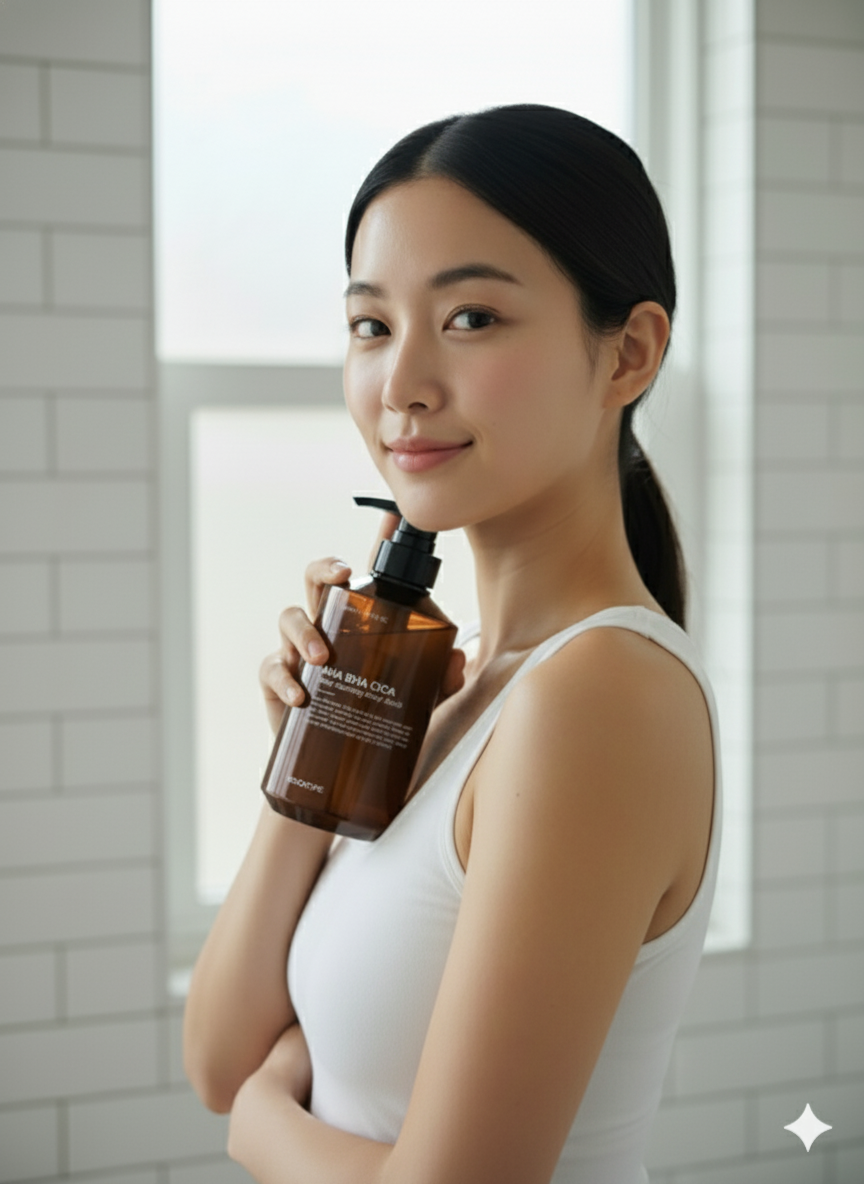 레노포프 AHA BHA CICA 바디로션 닭살피부 몸드름 모공각화증 각질케어 진정 고보습 - 상세 이미지 4