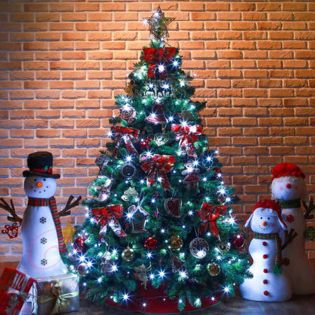 지아오협력사 로즈밀 180cm 해피쿠키 열매트리 풀세트 크리스마스트리세트