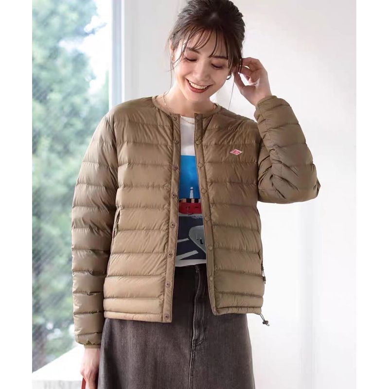 경량 롱패딩 패딩 겨울 누빔 깔깔이 아우터 점퍼 여성 블랙 M - 상세 이미지 4