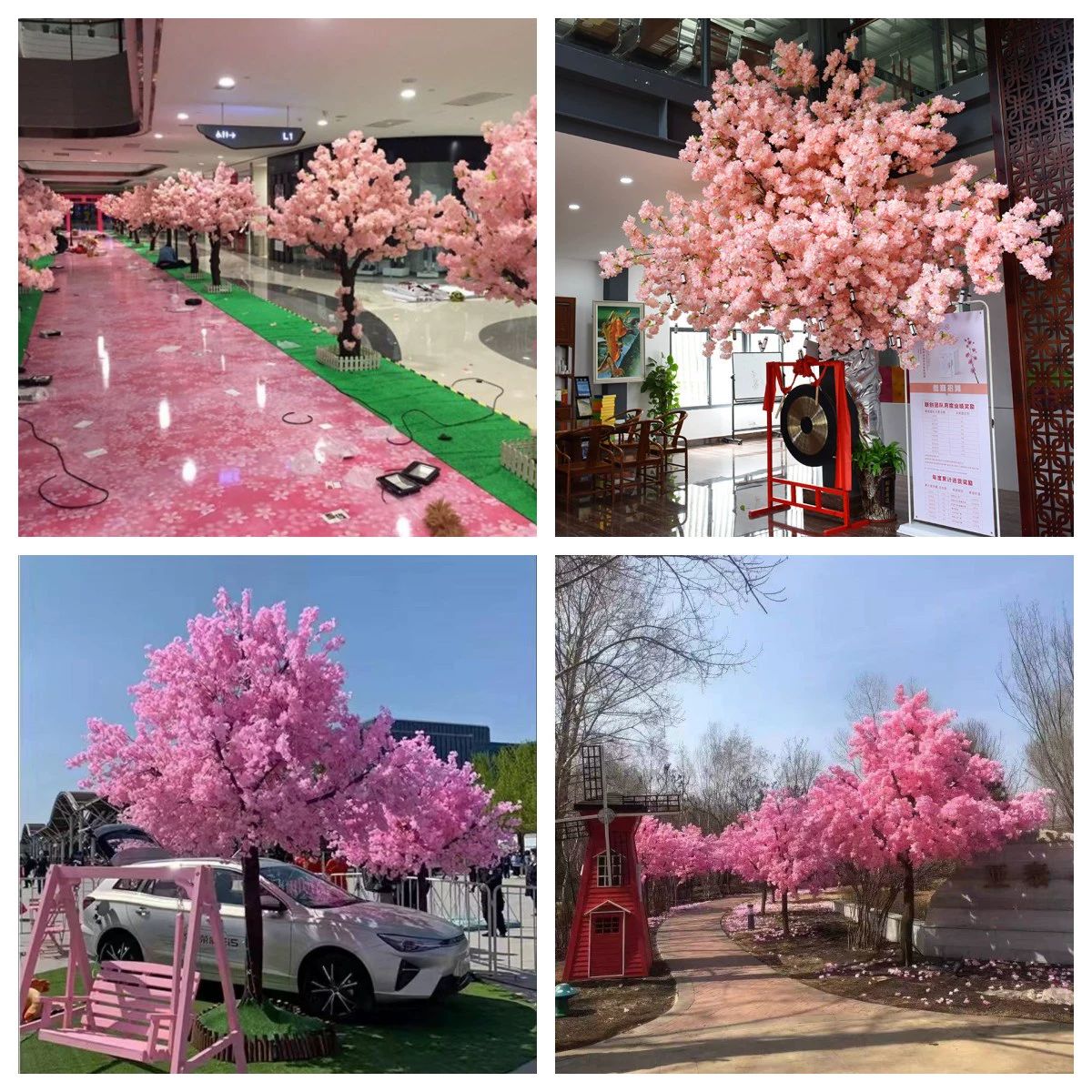 인조 벚꽃나무 조화 인테리어 카페 술집 매장 포토존 장식 - 상세 이미지 4
