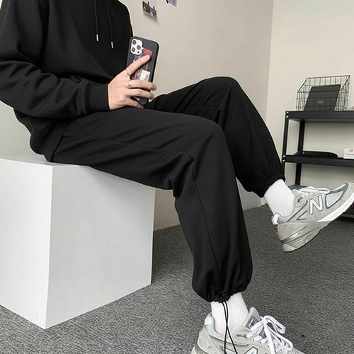 남녀공용 2in1 기모 와이드 밴딩 팬츠(P0000UAR/4컬러) - 상세 이미지 2