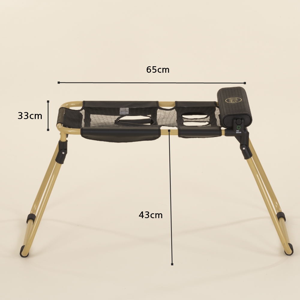 [소형]다리 아픈 반려동물도 편한 강아지 고양이 목욕 미용기구 펫그룸 소형세트(해먹포함) 이미지 2