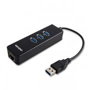 서진네트웍스 소리나라 서진네트웍스 ULAN-303GH 1GIGA LANcard+USB3.0 3포트HUB)  USB 랜카드 &멀티허브  (A타입/ A+C타입)