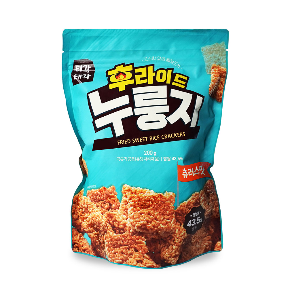 누룽지 튀김 티각태각 고소한 구수한 김치볶음밥맛 튀긴누렁지 3가지맛 200g x 1봉 - 상세 이미지 2