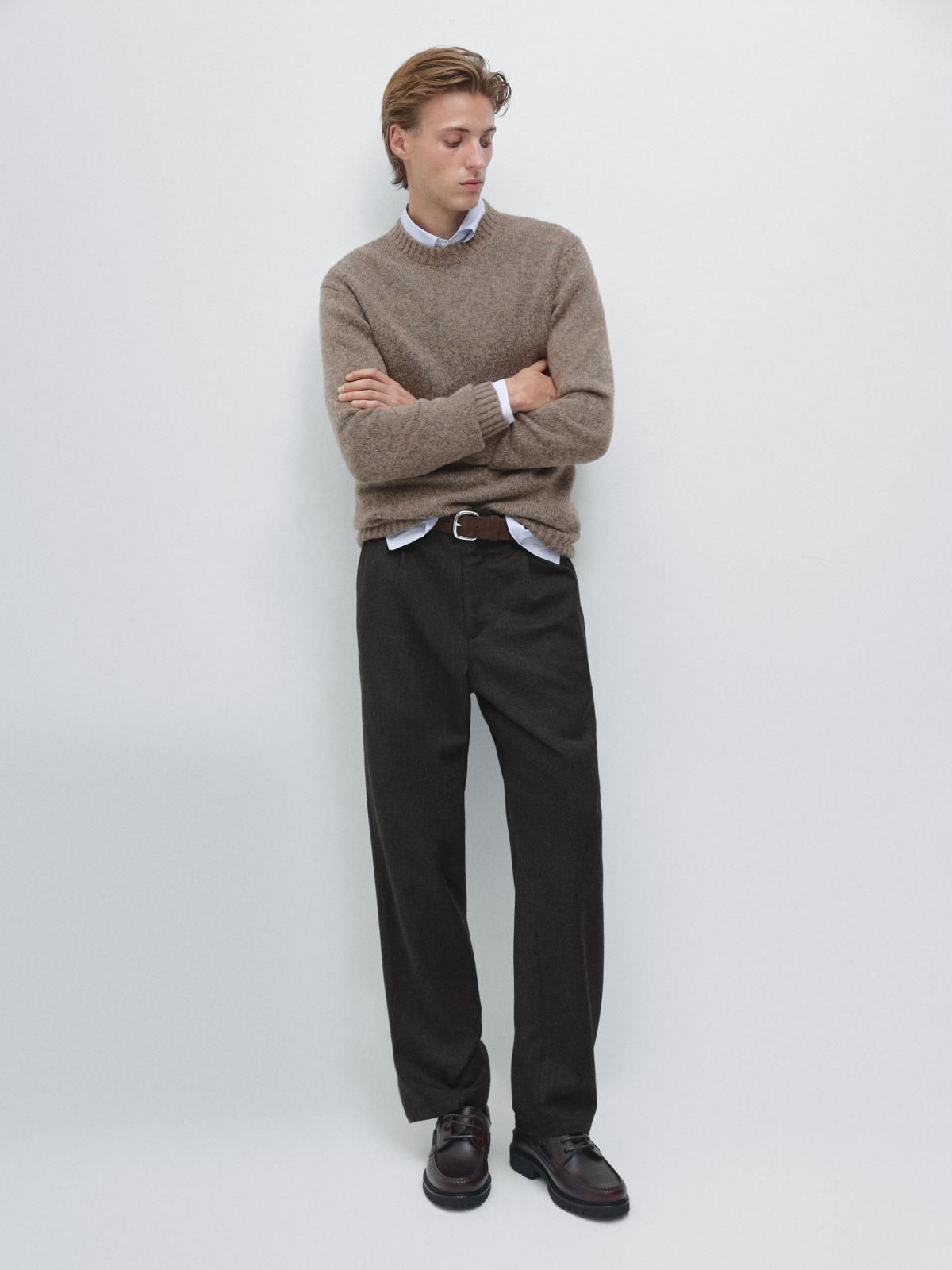 마시모두띠 클래식 체크 스트레이트 슬랙스 팬츠 0043/012 DARK GREY - 상세 이미지 2