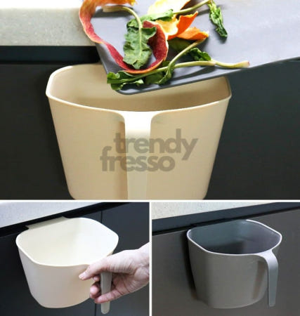 [트렌디프레소협력사]데이슬롯 손잡이 휴지통 싱크대 분리수거 미니휴지통