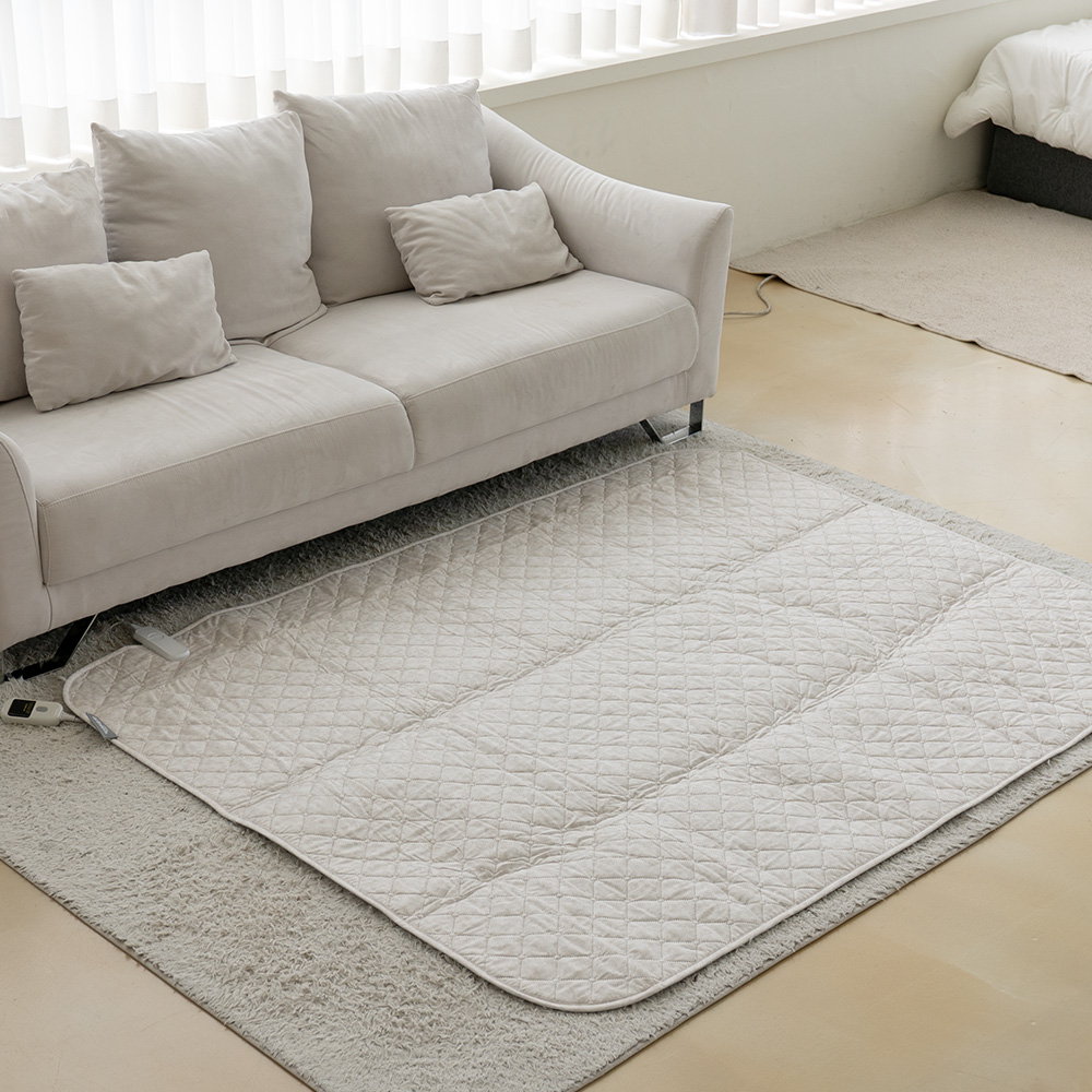 일월 전기요 더블 140x180cm 카본매트 캠핑 침대용 소파 온열매트