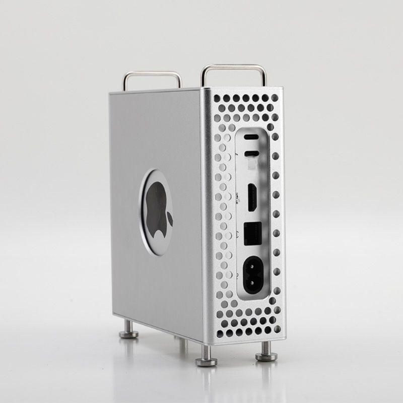MAC mini M4 거치대 알루미늄맥 스탠드 브래킷 3D 프린팅 pla 실버 M4 브래킷 - 상세 이미지 5