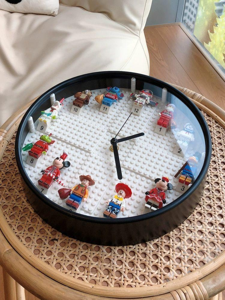 무소음 어린이 방 DIY 창의적 캐릭터 생일 선물 옐로우 화이트 마블 8 인치 - 상세 이미지 5
