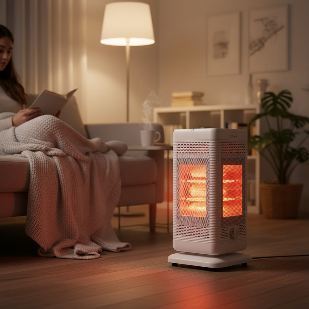 캐로스 오방난로 전기히터 가정용 업소용 사무실 매장 난방기 오면 5방 사방 오방향