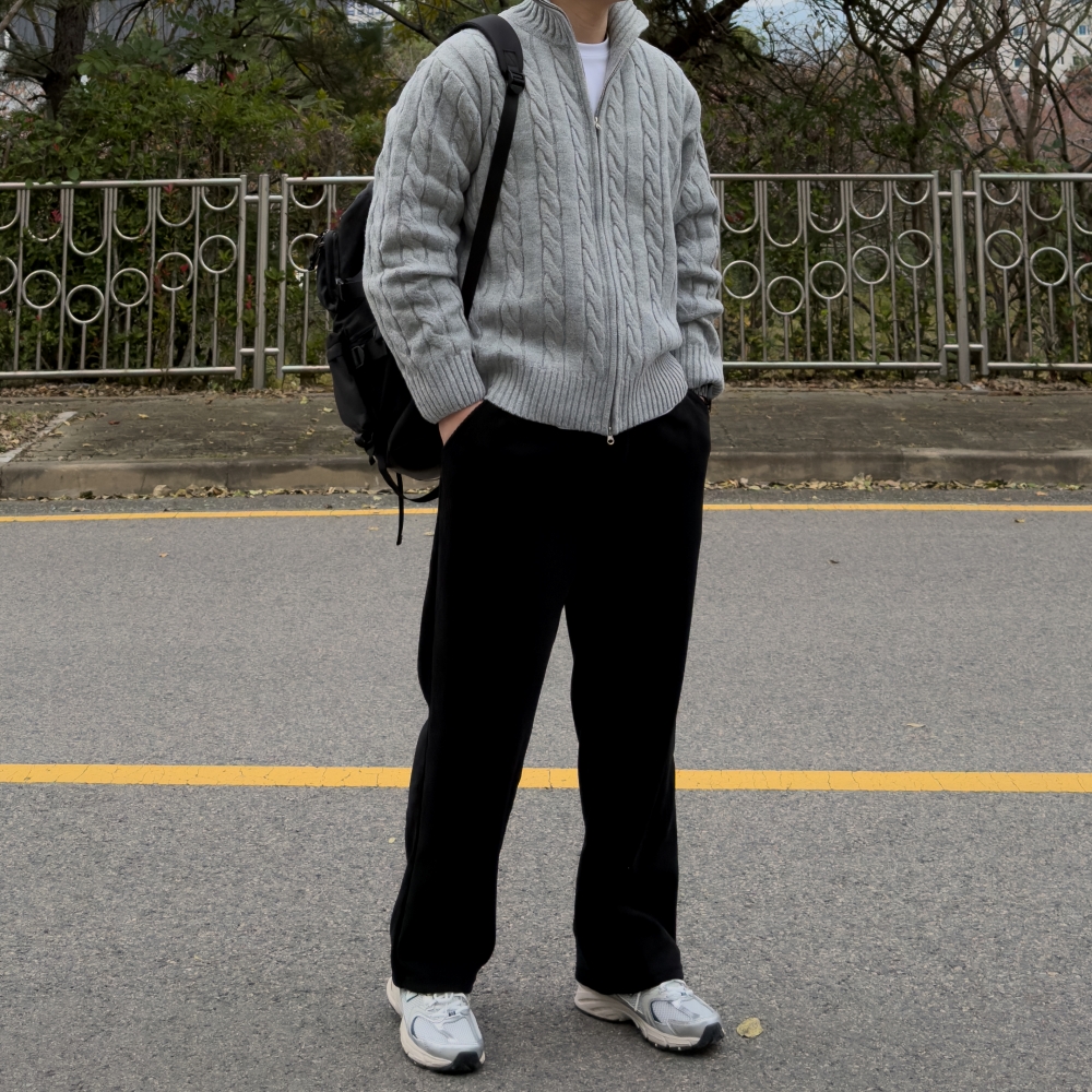 남자코듀로이팬츠 와이드팬츠 남자골덴바지 - 상세 이미지 5