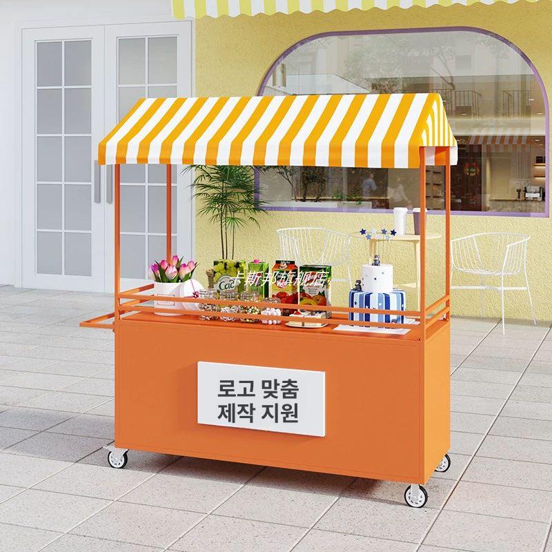 플리마켓 매대 이동식 진열대 야시장 행사매장 판매대 디스플레이 카트 - 상세 이미지 5
