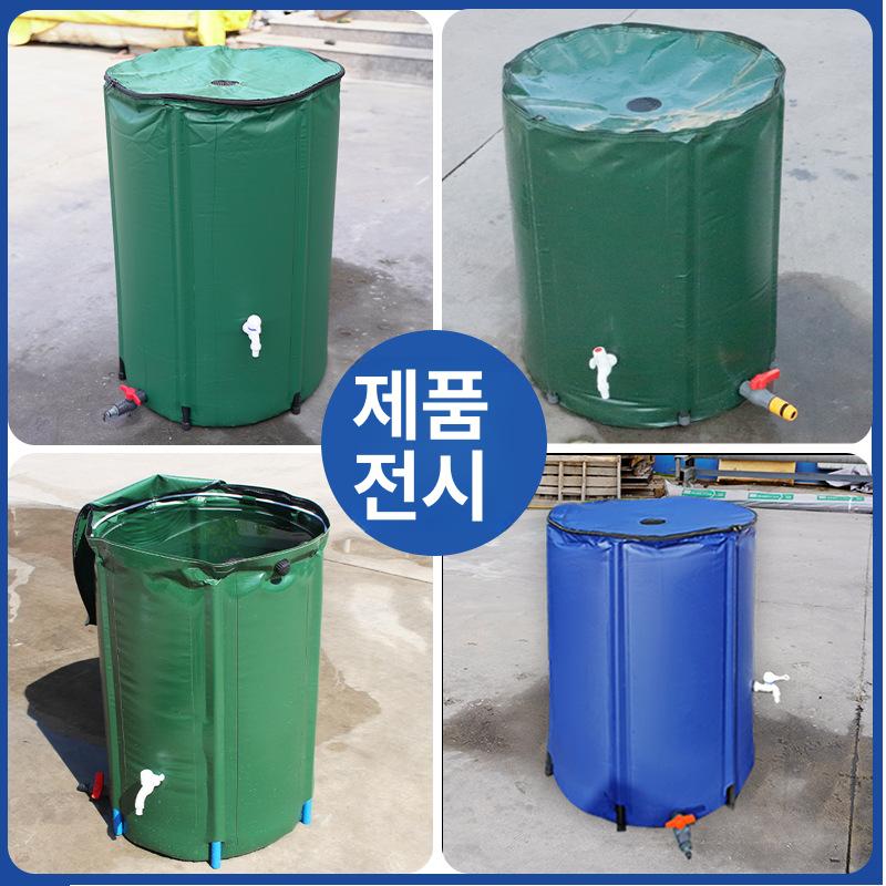접이식 물통 휴대용 야외용 소프트 물수거통 40cmx높이 50cm 50L 4개 - 상세 이미지 3
