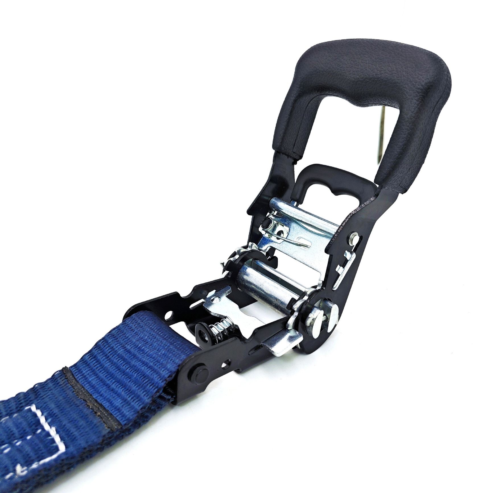 보트 라쳇 래칫 스트랩 소프트 패딩 핸들 S 후크 텐셔너 8250-1202-1 5cmx1.2m - 상세 이미지 4