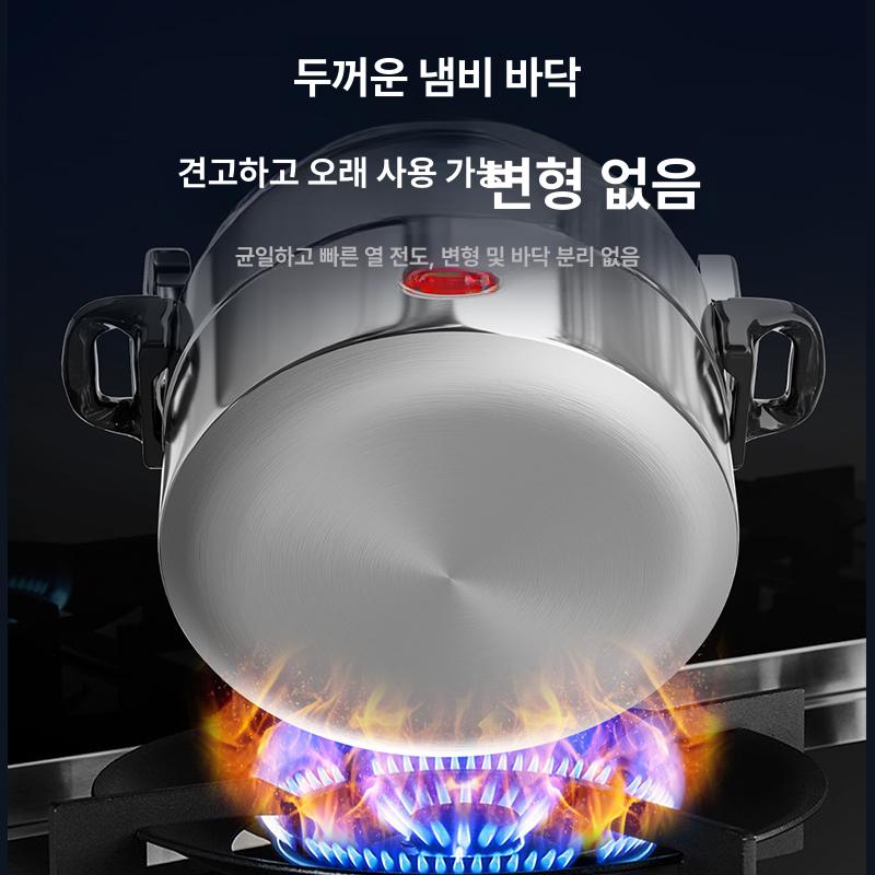 대용량 압력밥솥 업소용 급식실 뷔페 식당 가스 인덕션겸용 100L - 상세 이미지 3