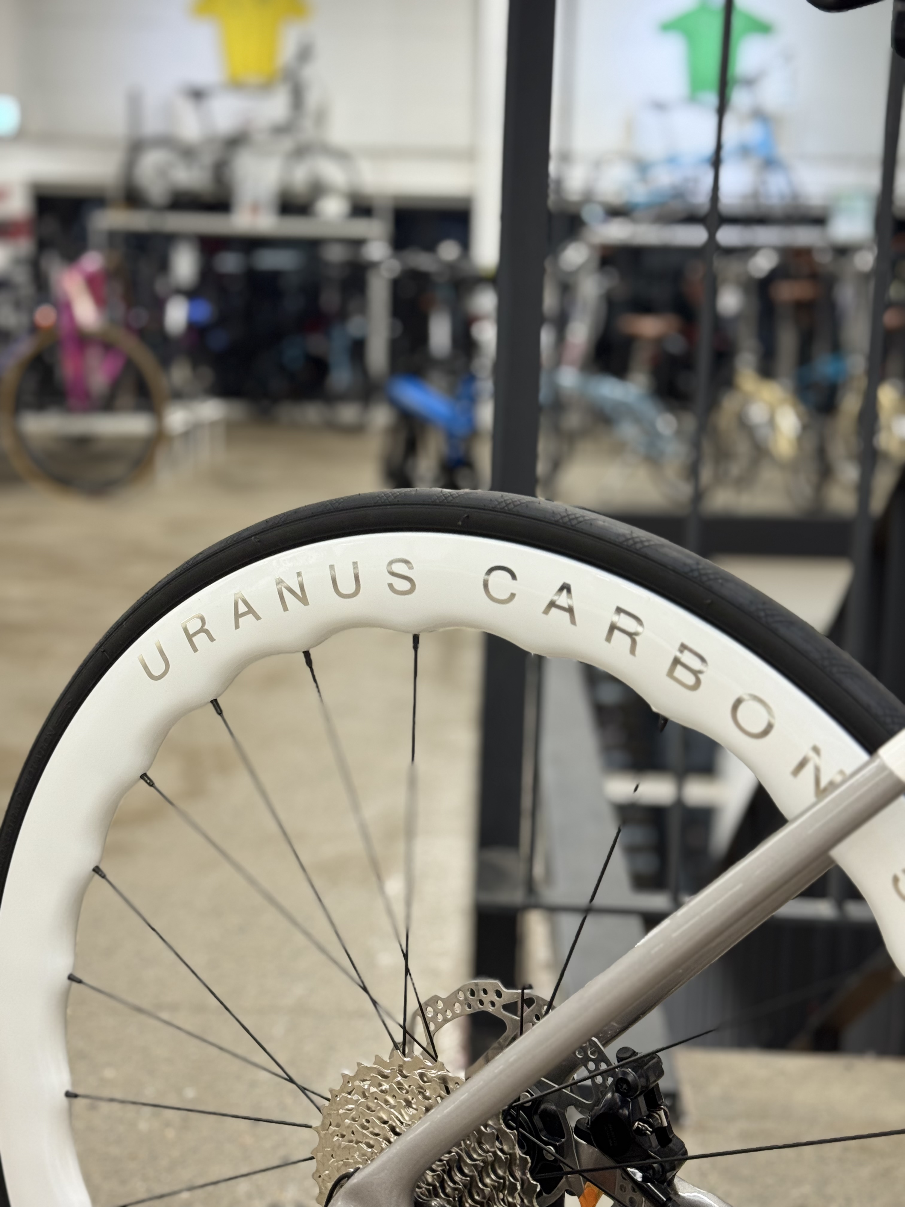 105 Di2  엘파마 판타시아 레이다 6 카본 로드자전거 단독 화이트 LTD 에디션 7.9kg 부산 경남 판타시아매장 이미지 7