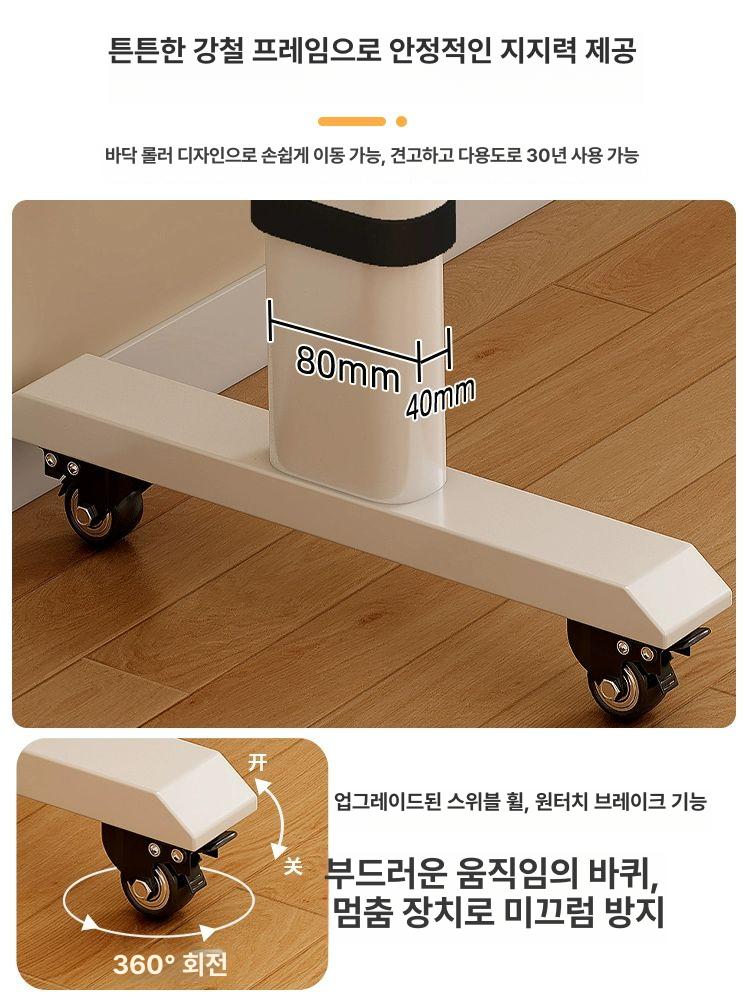 침대위책상 이동식 노트북테이블 원룸 기숙사 보조책상 - 상세 이미지 3