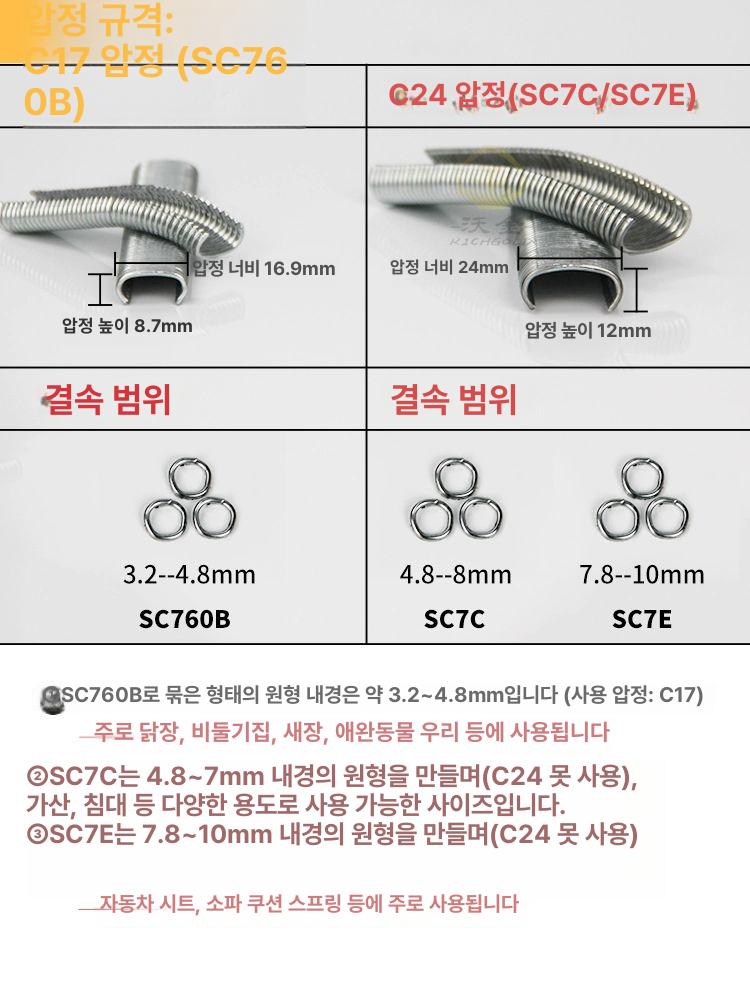 호그링타카 케이지결속기 철망 시트고정 농장 작업용 공구 - 상세 이미지 2