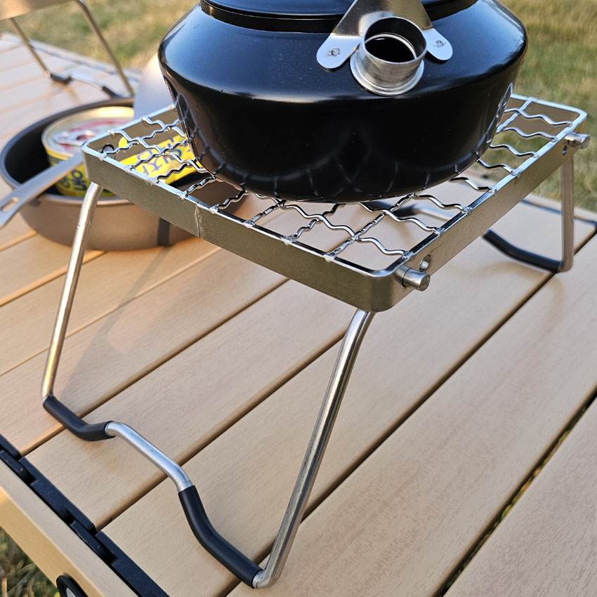 오덕스탠드 접이식 화로대 하부코팅 스마트 버너 거치대 스탠드 하우잰드