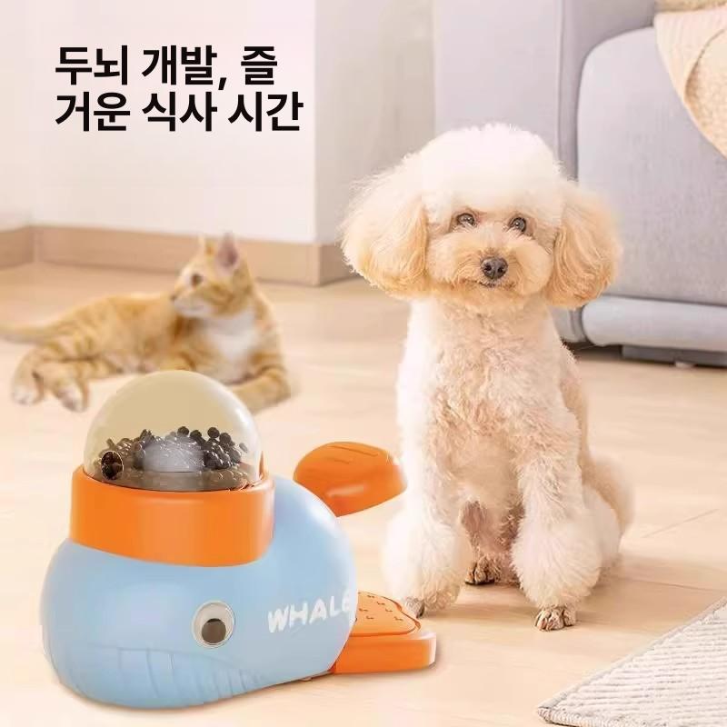 강아지 고양이 장난감 자동 발사기 스트레스 해소 운동용 사운드덕 - 상세 이미지 2