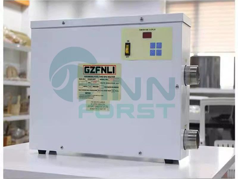 수영장히팅기 물데우기 히터 대형 보일러 온도 온수풀 5.5KW 220V - 상품 이미지