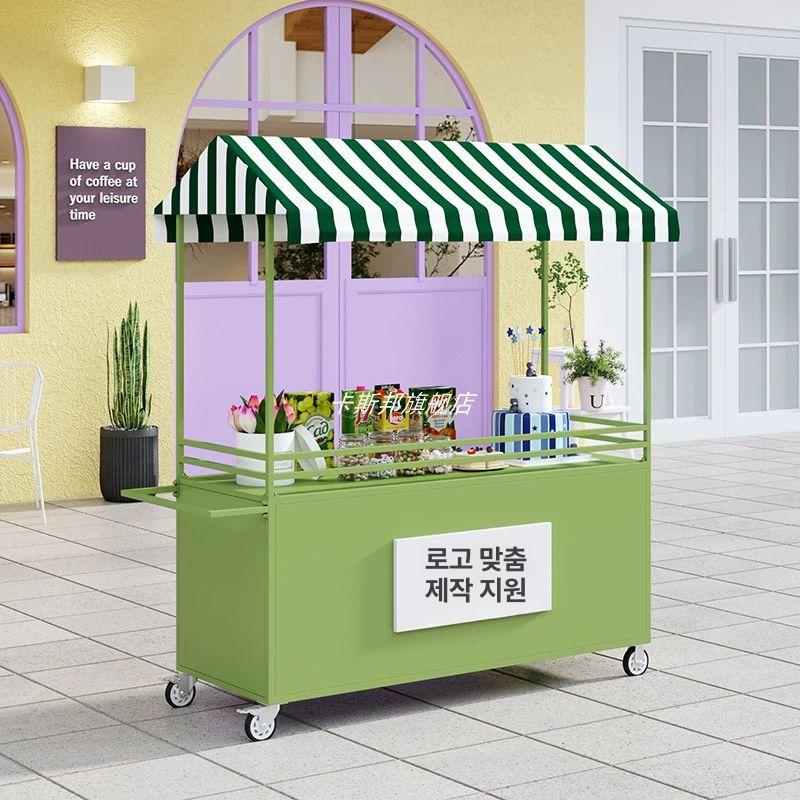 플리마켓 매대 이동식 진열대 야시장 행사매장 판매대 디스플레이 카트 - 상품 이미지