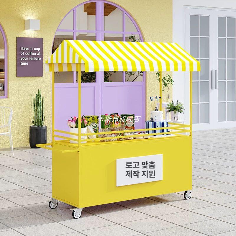 플리마켓 매대 이동식 진열대 야시장 행사매장 판매대 디스플레이 카트 - 상세 이미지 3