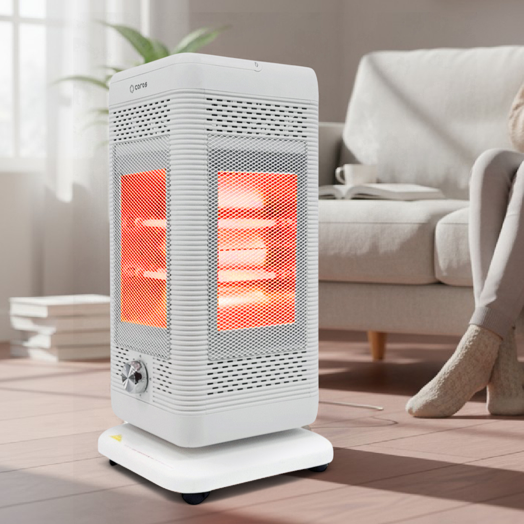 캐로스 오방난로 전기히터 가정용 업소용 사무실 매장 난방기 오면 5방 사방 오방향