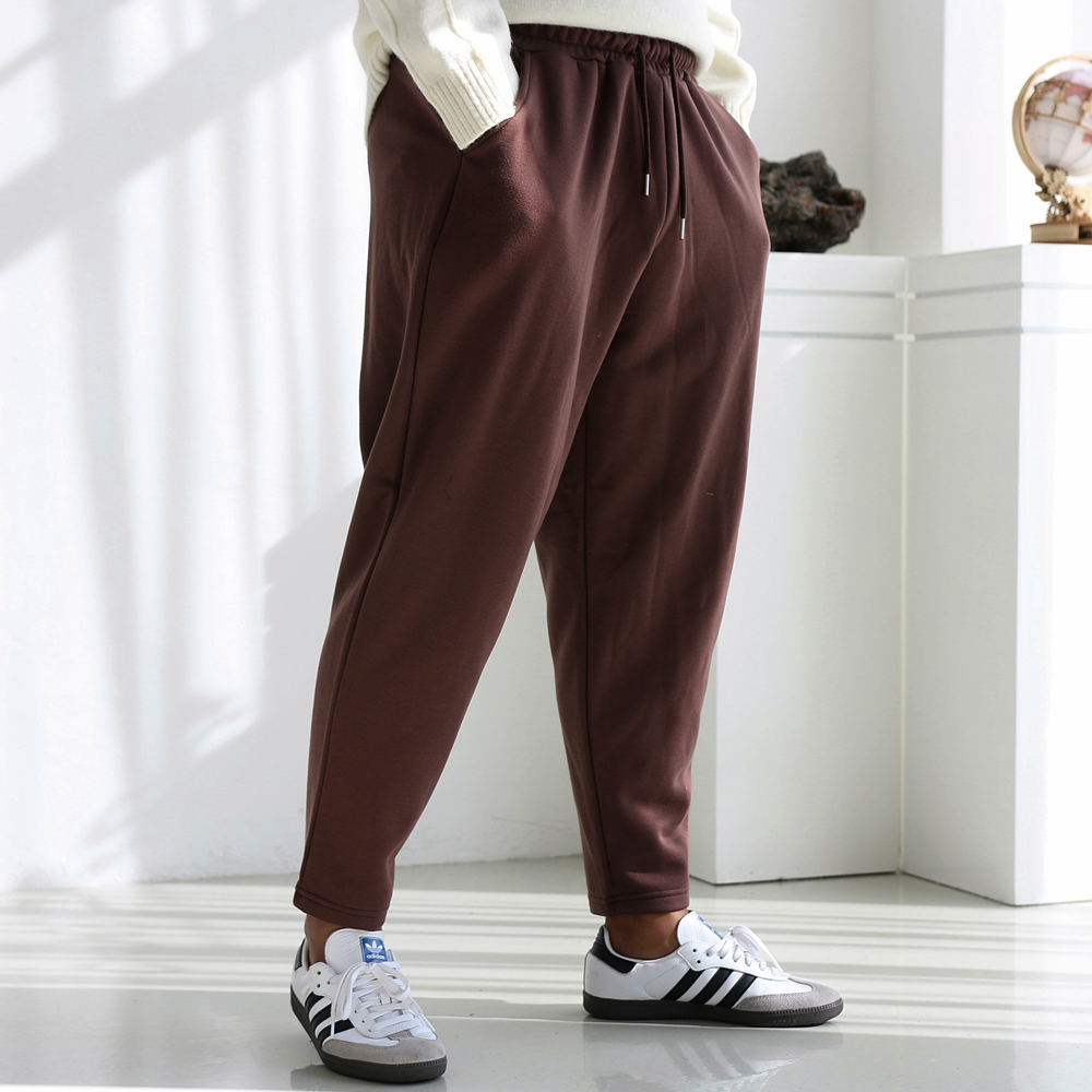 벌룬팬츠 기모 배기 트레이닝 스웻팬츠 남자기모바지 제품 이미지