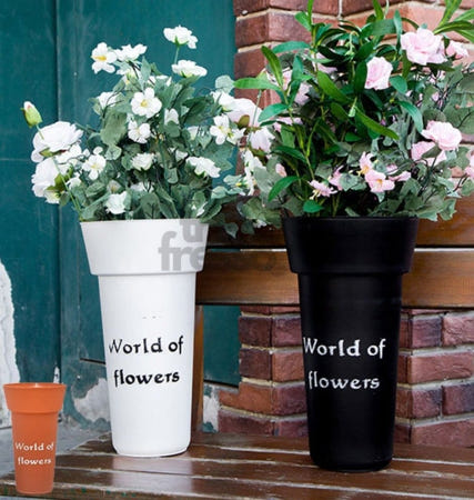 트렌디프레소협력사 마켓터치드 꽃통 진열대 빈화분바구니 꽃집용품 사계절 화훼용품