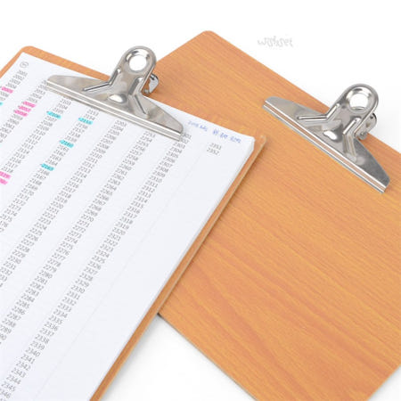 WishSet협력사 A4 우드 클립보드 걸이형 영수증철 문서받침대 메뉴판 문서홀더