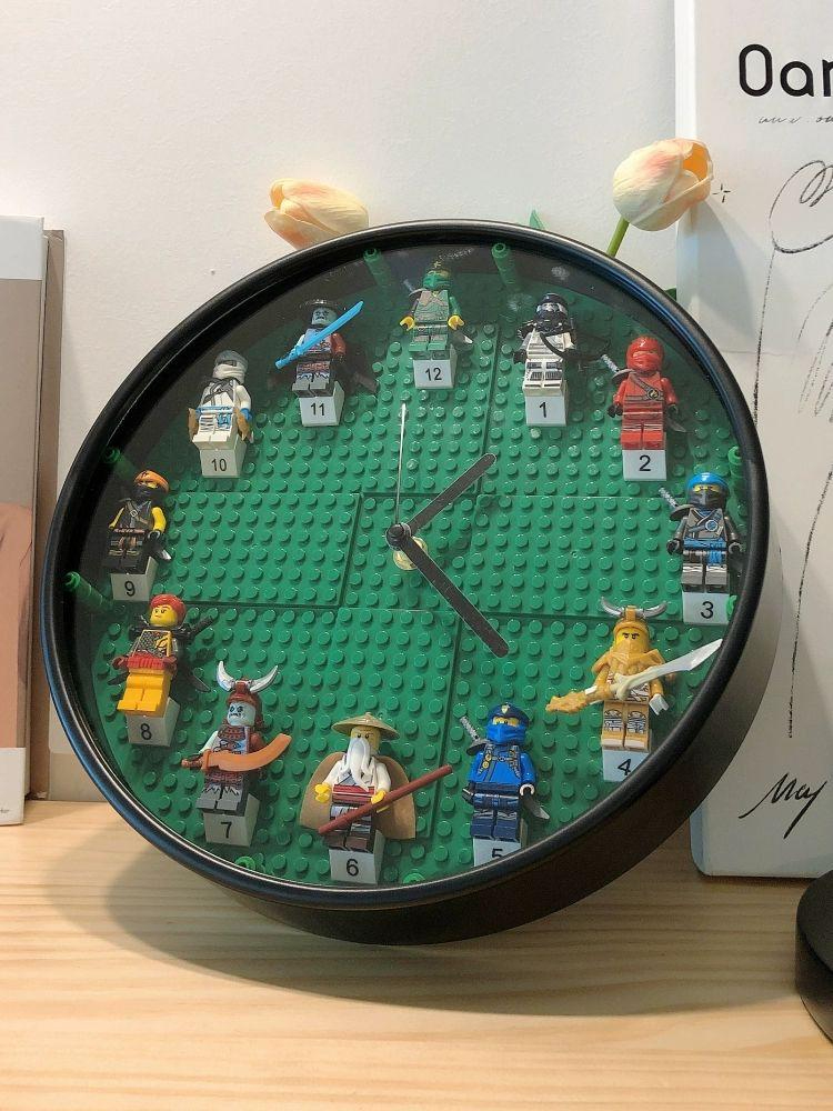 무소음 어린이 방 DIY 창의적 캐릭터 생일 선물 옐로우 화이트 마블 8 인치 - 상세 이미지 2