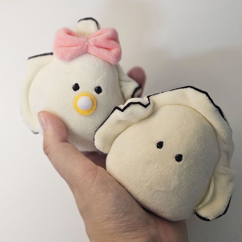 굴 인형 키링 아기 오이스터 키홀더 캐릭터 모찌 열쇠고리 백꾸