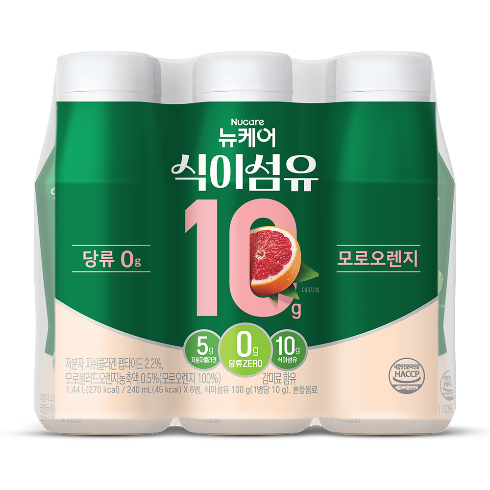 뉴케어 식이섬유 10g 모로오렌지맛 240ml, 12개 - 상세 이미지 5