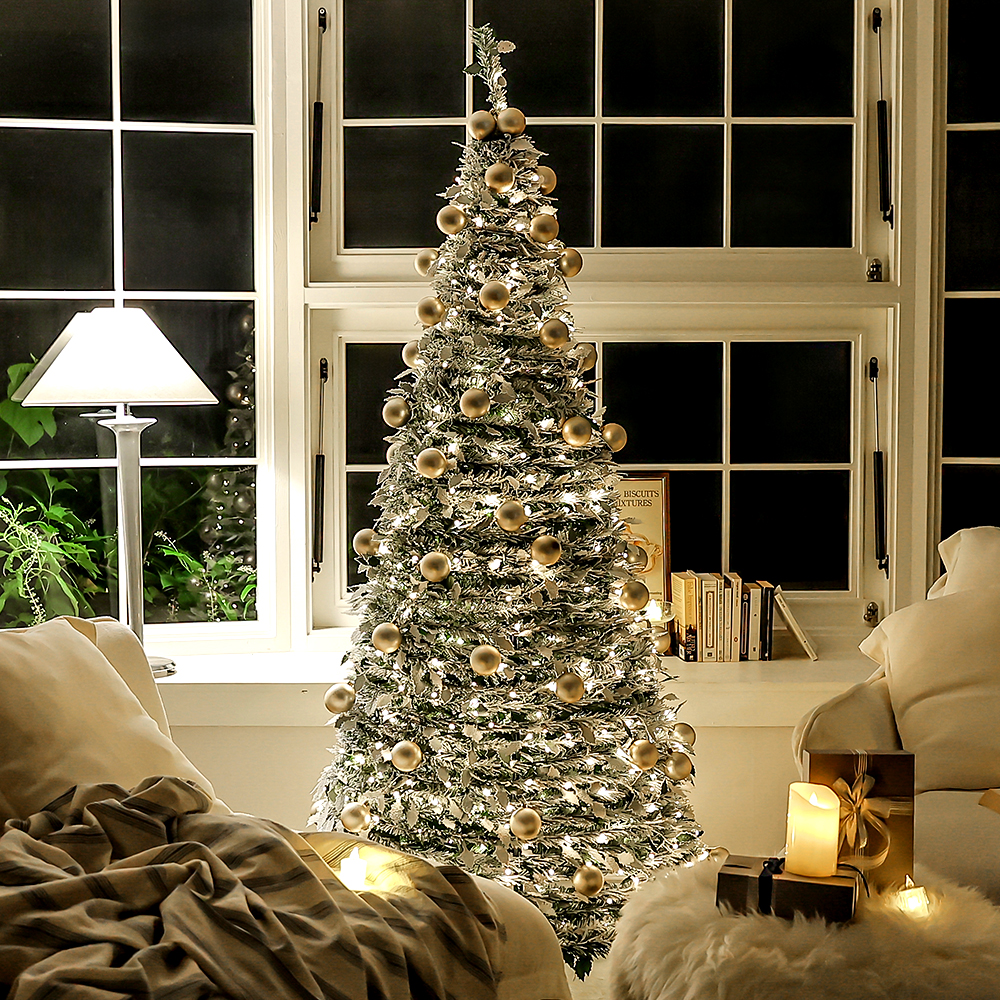 윈터스케치 크리스마스 트리 세트 접이식 대형 원터치트리 업다운캐슬 180cm