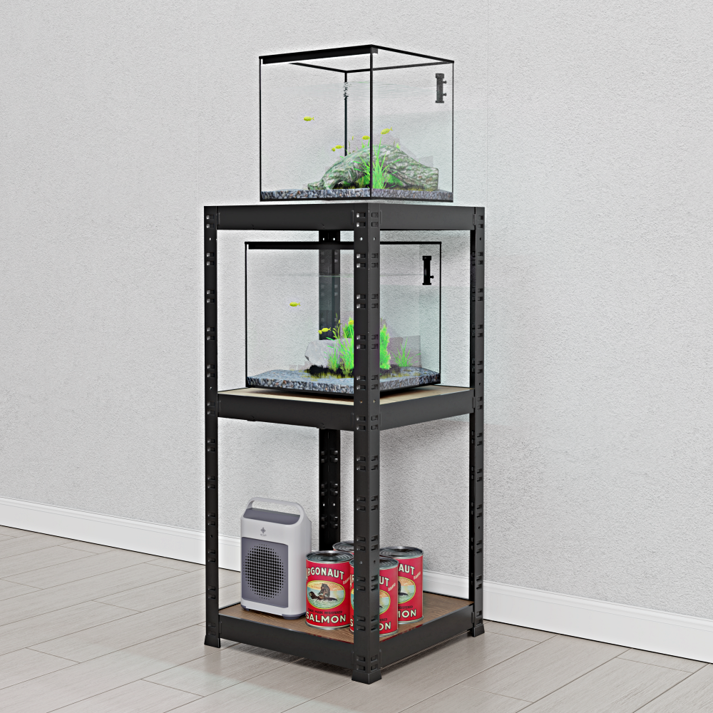 어항 받침대 축양장 수조 철제 선반 다이 1자 2자 광폭 30큐브 400400450 2단 - 상세 이미지 5