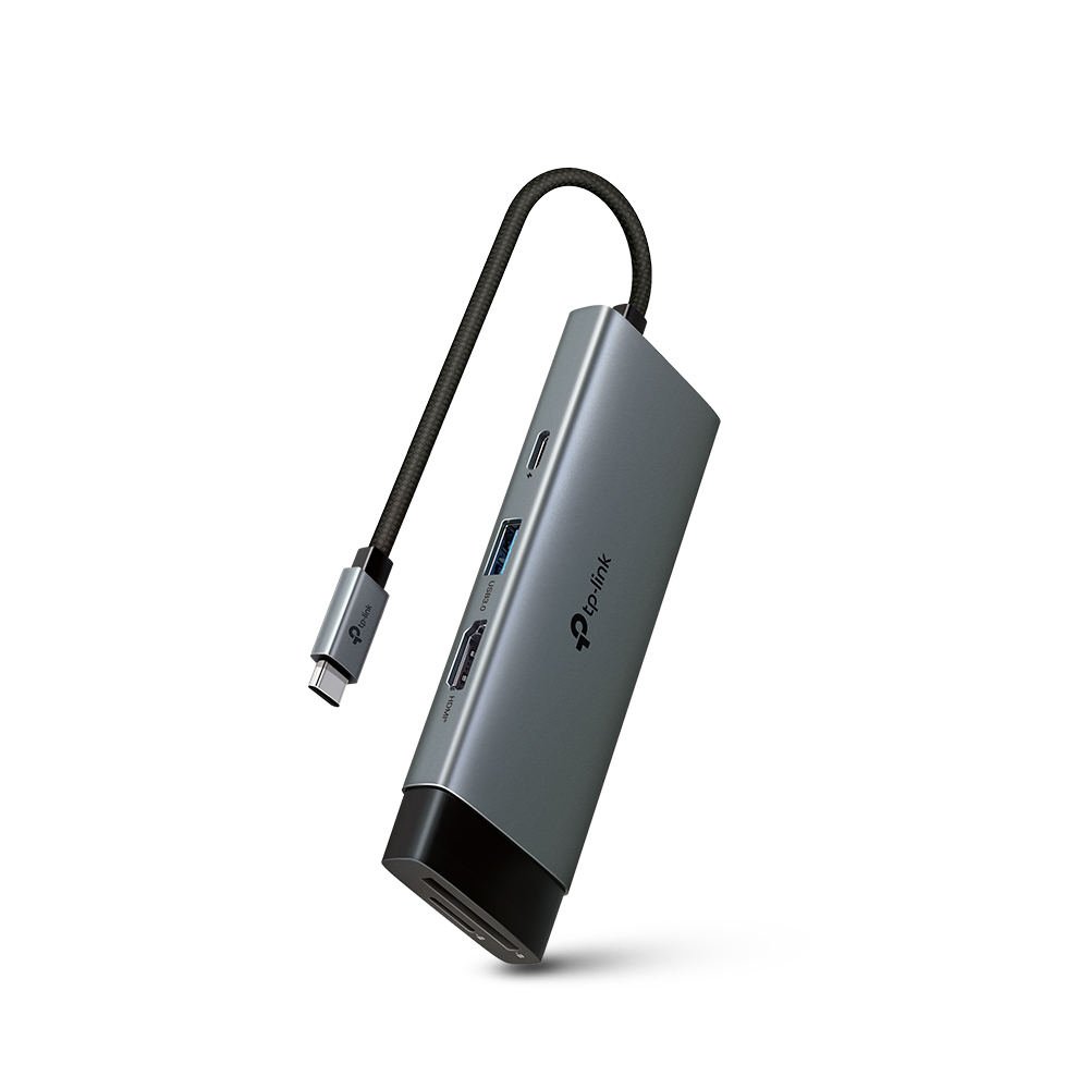 티피링크 UH7021C 7포트 다기능 허브 USB 3.0 SD카드리더 HDMI (USB-A x 3) - 상품 이미지