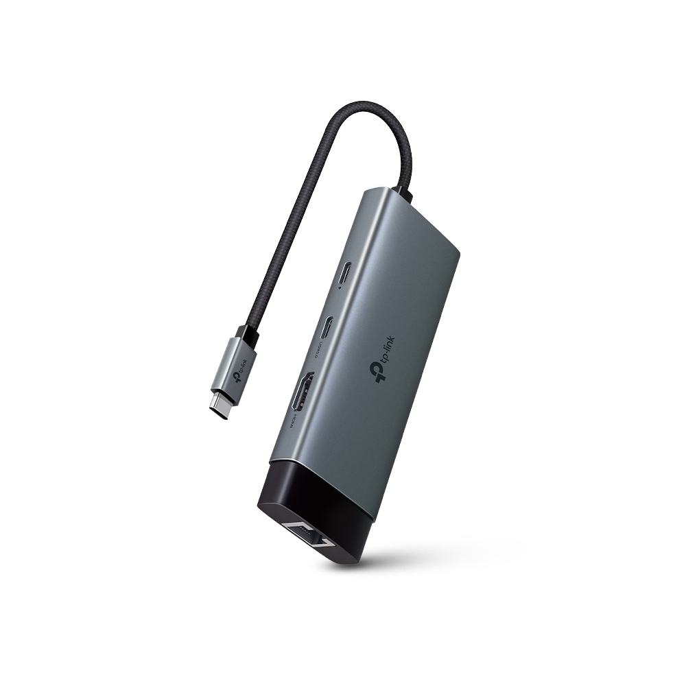 티피링크 USB-C 6포트 다기능 허브 USB 3.0 이더넷연결 HDMI UH6120C - 상품 이미지