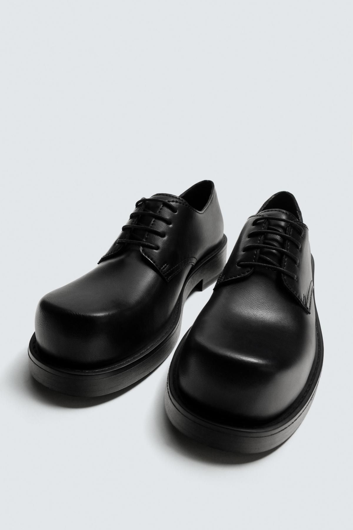 자라 청키 클래식 더비화 블랙 스퀘어토 2460/620 BLACK - 상세 이미지 2