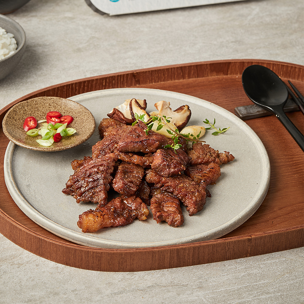 [우리 한돈] 남양주 40년맛집 양념 돼지갈비 밀키트 장우가든 한돈양념구이 600g, 1개 - 상세 이미지 5