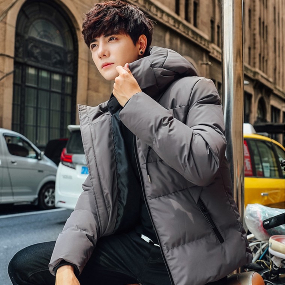 다운 패딩 남성 겨울 등산 낚시 패딩 점퍼 아웃도어 - 메인 이미지